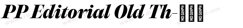 PP Editorial Old Th字体转换